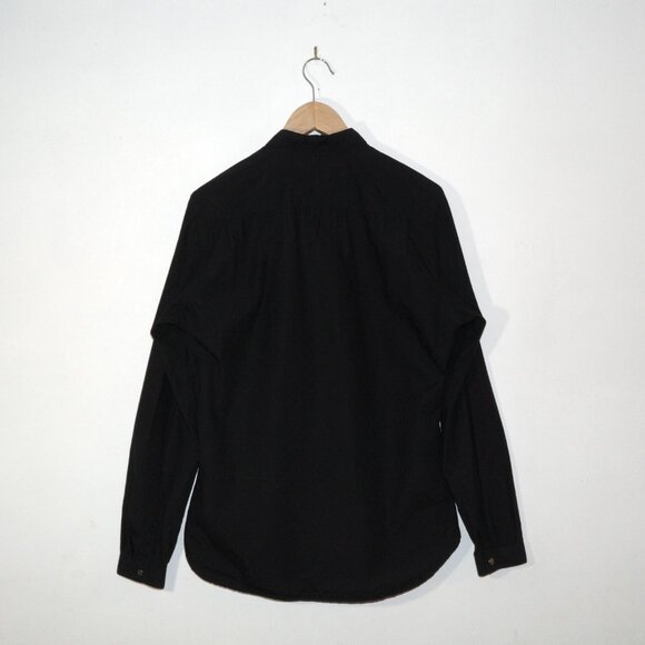 The Kooples Black Long Sleeve Button Up Shirt Polka Dot Fitted Mens Large - Picture 3 of 8